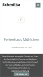 Mobile Screenshot of ferienhaus-muehlchen.de
